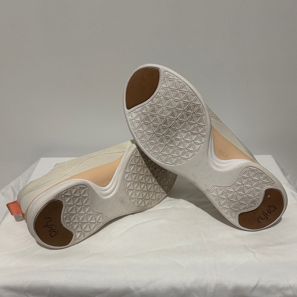 Ryka Women's Cream Slip-On Sneakers - Picture 5 of 6